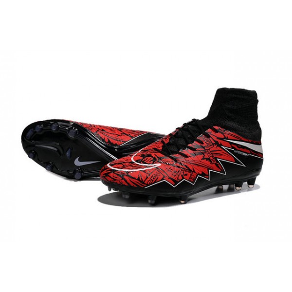 chaussure de foot nike rouge et noire